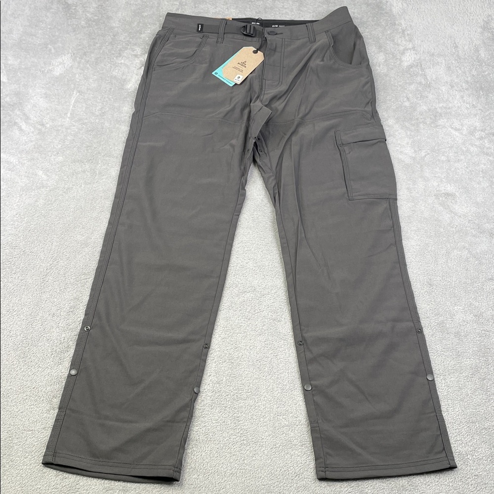 NEW Prana 31/32‎ Relaxed Stretch Zion II Men's Dark Iron Cargo Hiking Pants